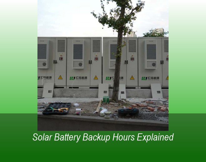 Solar Battery Backup Hours Explained